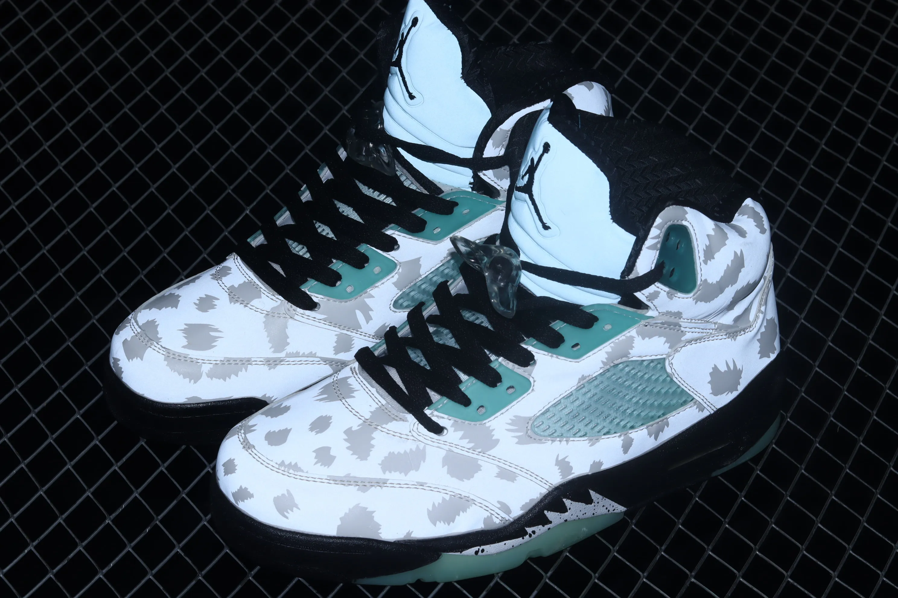 All categories Air Jordan Jordan series basketball shoes Air Jordan 5 G version Air Jordan 5 "Island Green" AJ5 Joe 5 Snow Leopard 3M Reflective Guo Ailun's same style CN2932-100
